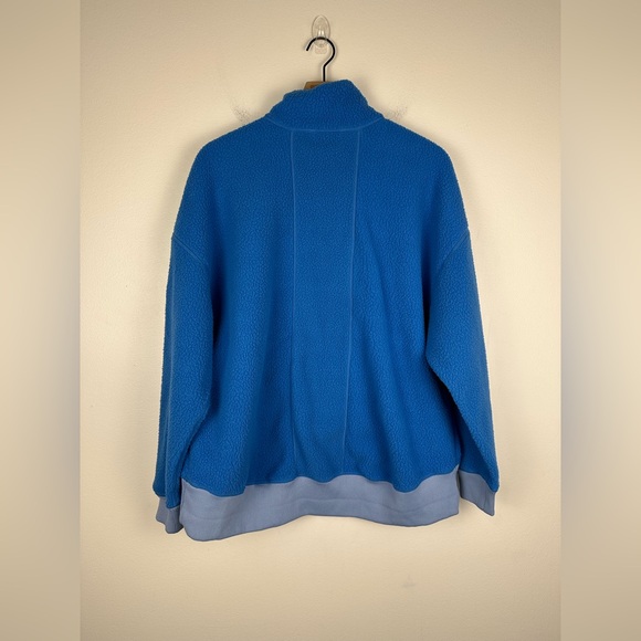 Free People Movement Hit The Slopes Quarter-Zip Fleece Pullover Sz M - Picture 5 of 7